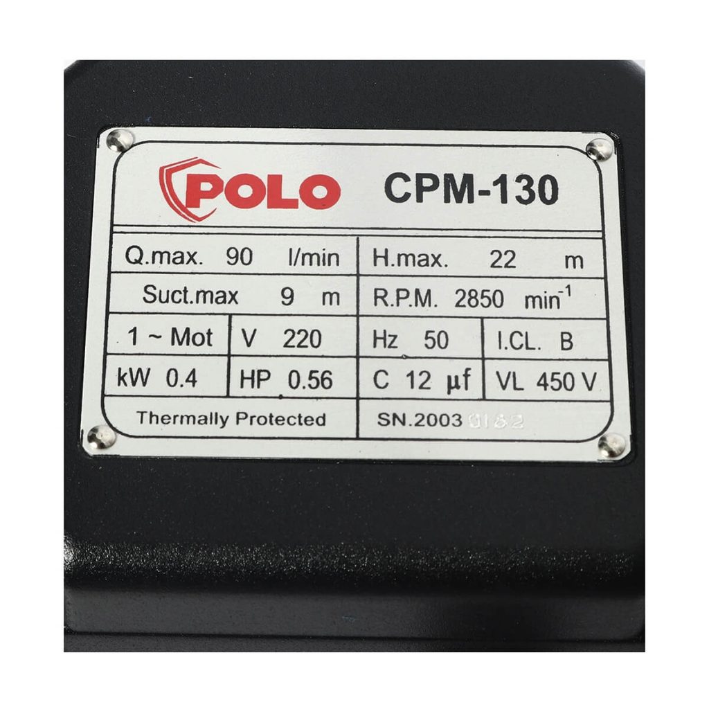 ปั๊มหอยโข่ง รุ่น CPM-130 STINTERTRADE