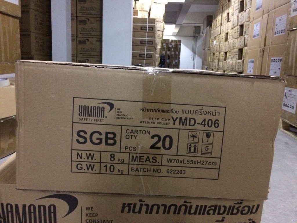 หน้ากากกันแสงเชื่อมแบบครึ่งหน้า YAMADA STINTERTRADE