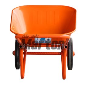 รถเข็นปูนMARTON รุ่นล้อคู่ยางตัน (สีส้ม) STINTERTRADE