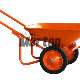 รถเข็นปูนMARTON รุ่นล้อคู่ยางตัน (สีส้ม) STINTERTRADE