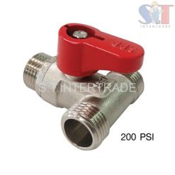 บอลวาล์วทองเหลือง 3 ทาง (ผผผ.) ตรา เอส พี พี SPP Brass Ball valve (MMM)