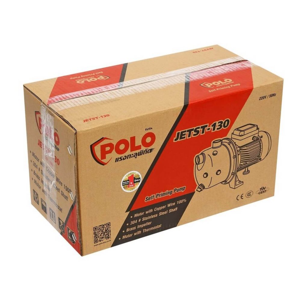 ปั๊มหอยโข่งล่อน้ำ รุ่น JETST-130 STINTERTRADE