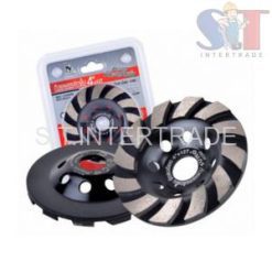 ถ้วยเพชรขัดพื้น 4"x12T ขัดละเอียด 412BF SUMO (สีดำ)