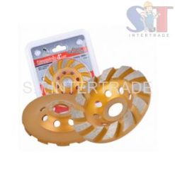 ถ้วยเพชรขัดพื้น 4"x12T ขัดหยาบ 412GR SUMO (สีทอง)