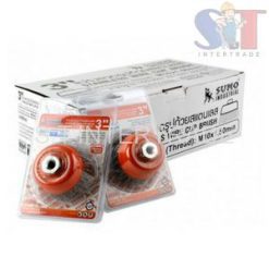 แปรงลวดรูปถ้วยสแตนเลส 2.5"x10x1.25mm SUMO