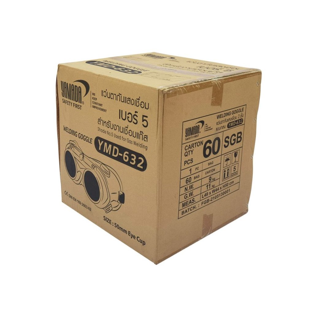 แว่นตากันแสงเชื่อม 2 ชั้น แบบกลม Mod.YMD-632 STINTERTRADE