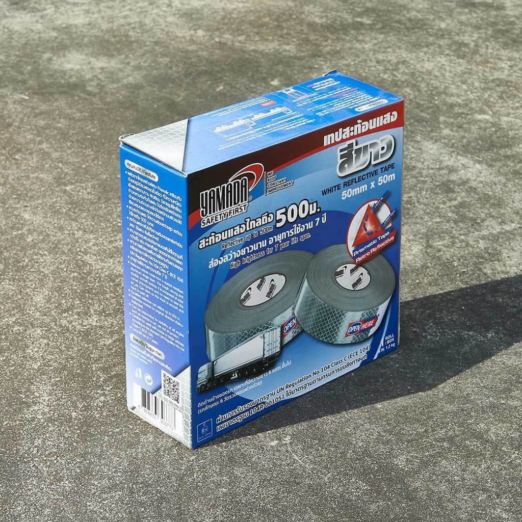เทปสะท้อนแสงสีขาว YAMADA STINTERTRADE