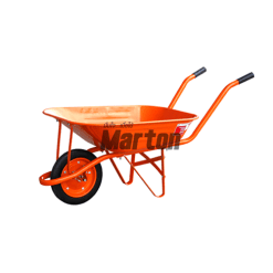 รถเข็นปูนMARTON รุ่นถอดประกอบล้อยางตัน (สีส้ม) STINTERTRADE