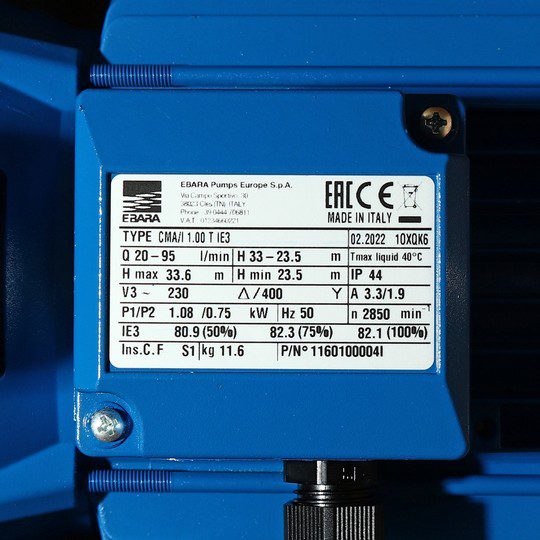 EBARA CMA-1.00T STINTERTRADE