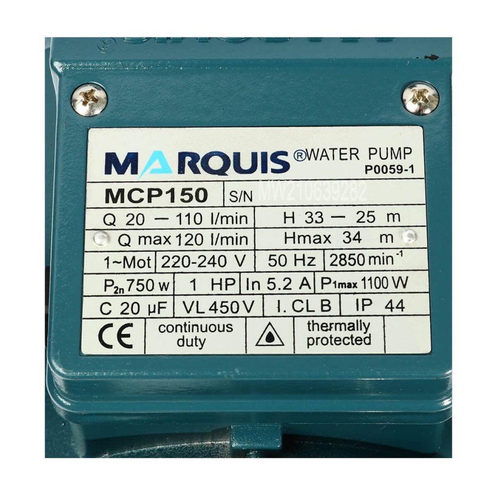 ปั๊มหอยโข่ง MCP150 STINTERTRADE