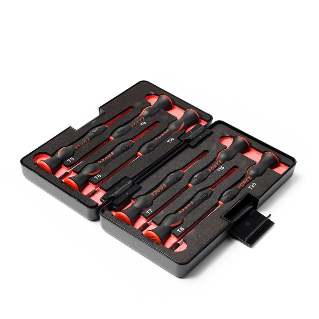 ชุดไขควงจีบแกนมีรู 8ชิ้น FORCE รุ่น 2088T by STNTRADE