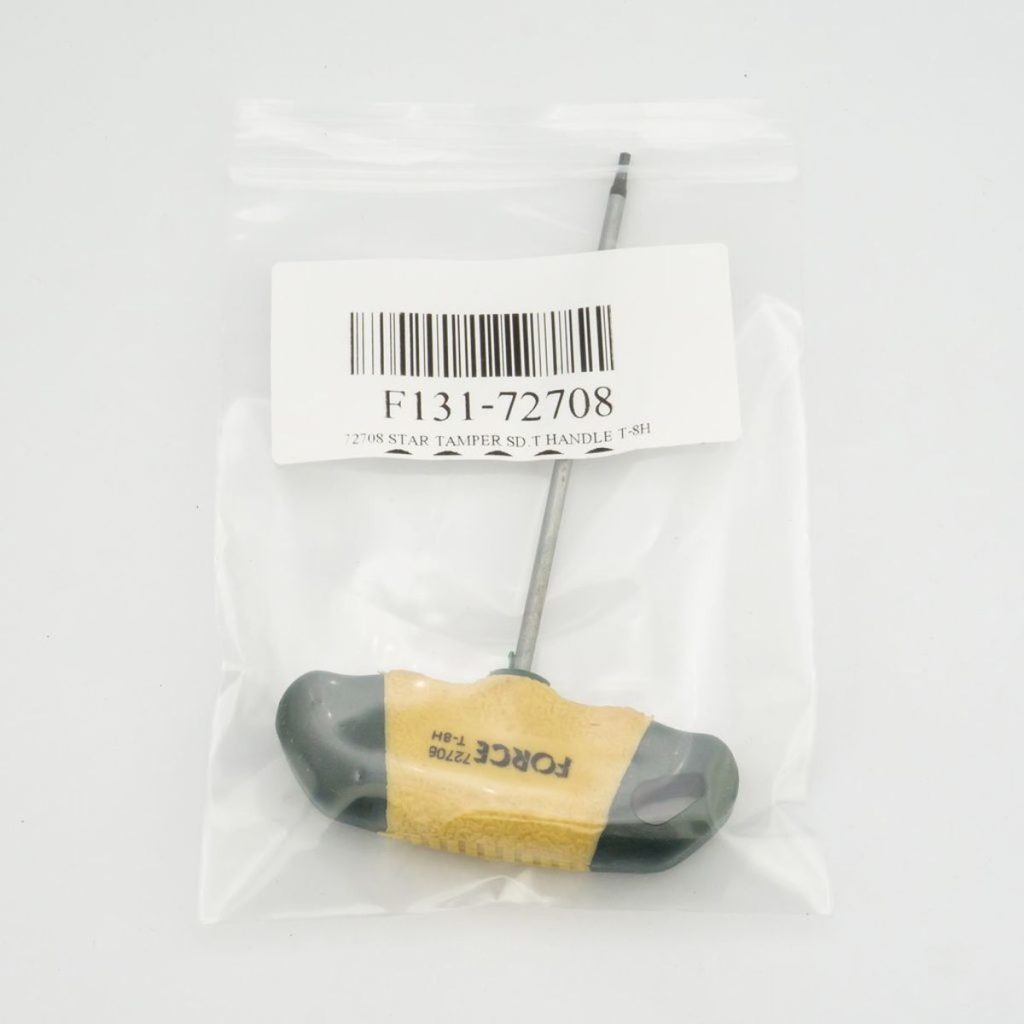 ไขควงตัวทีหัวจีบ แกนกลวง FORCE รุ่น 72708 by STNTRADE