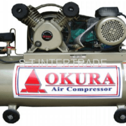 OKURA ปั๊มลมสายพานพร้อมมอเตอร์ รุ่น OK1.5HP65V100L