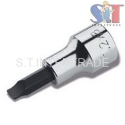 ลูกบ๊อกซ์เดือยปากแบน1/2"เบอร์ 8 รหัสสินค้า : F131-3435508
