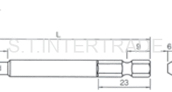 ไขควงหัวหกเหลี่ยม รหัสสินค้า : B041-B35X03050