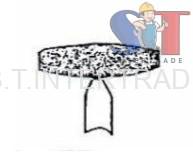 OKURA หินเจียรนัยไฟเบอร์สีดำ รุ่น BW215