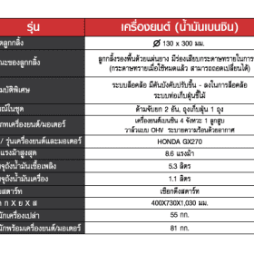 เครื่องขัดพื้นไม้ปาร์เก้ รุ่น GX270 STINTERTRADE
