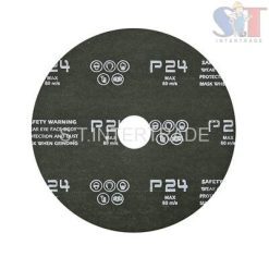 กระดาษทรายกลม 6"(150X22) #A24 ขัดโลหะ