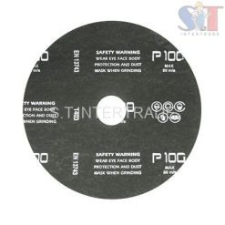 กระดาษทรายกลม 6"(150X22) #A100 ขัดโลหะ