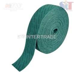 แผ่นใยขัด #96 6"X35 หลา S/B สีเขียว