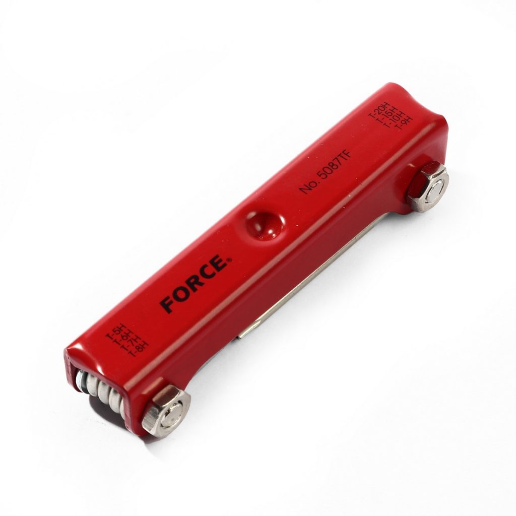 ชุดประแจหัวจีบแกนกลวง ชนิดพับได้ FORCE รุ่น 5087TF by STNTRADE