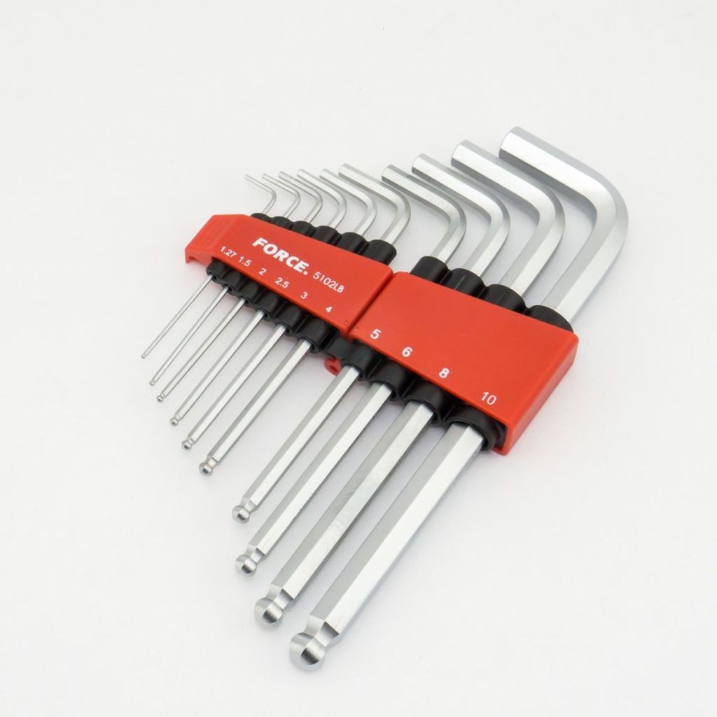 ชุดประแจแอลหัวบอล ก้านยาว FORCE รุ่น 5102LB by STNTRADE
