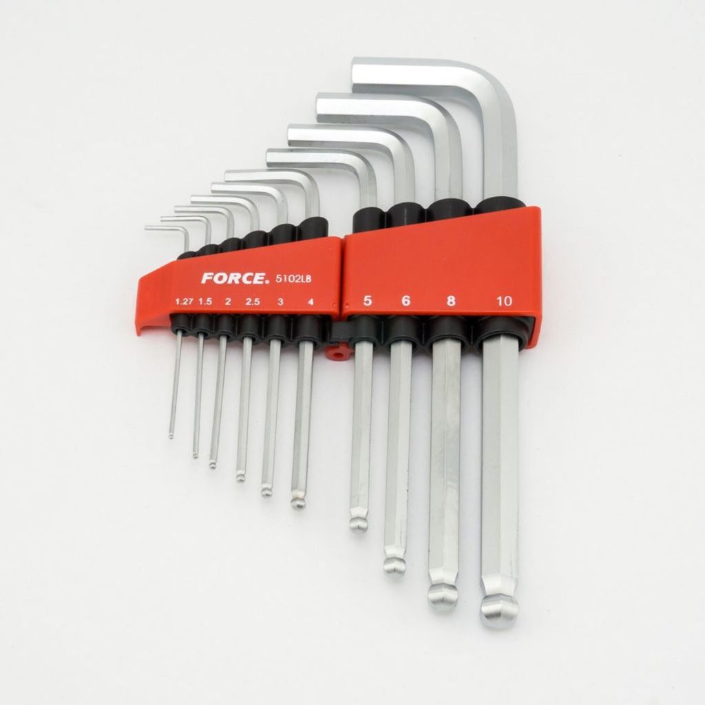 ชุดประแจแอลหัวบอล ก้านยาว FORCE รุ่น 5102LB by STNTRADE