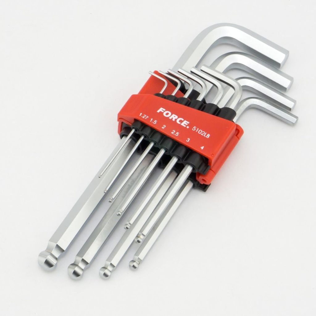 ชุดประแจแอลหัวบอล ก้านยาว FORCE รุ่น 5102LB by STNTRADE