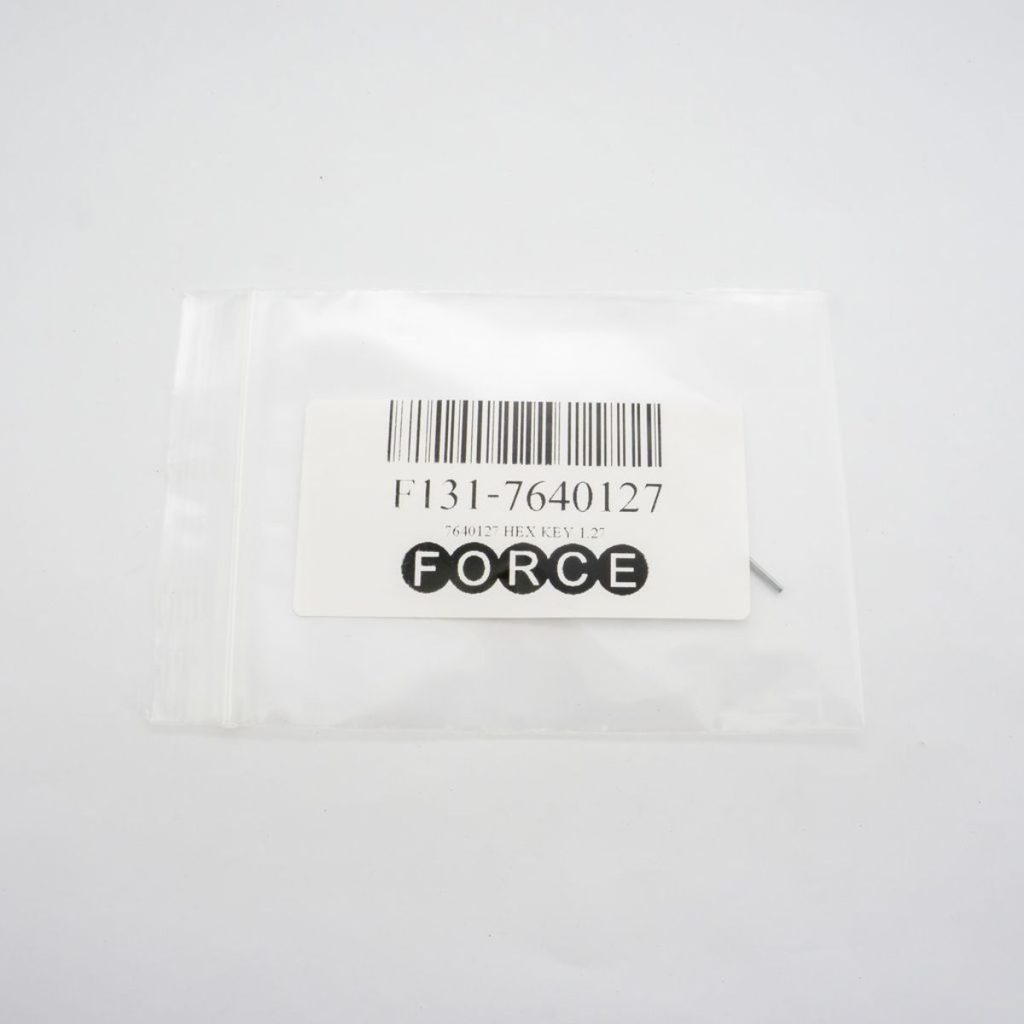 ประแจแอลหกเหลี่ยม เบอร์ 1.27 FORCE รุ่น 7640127 by STNTRADE