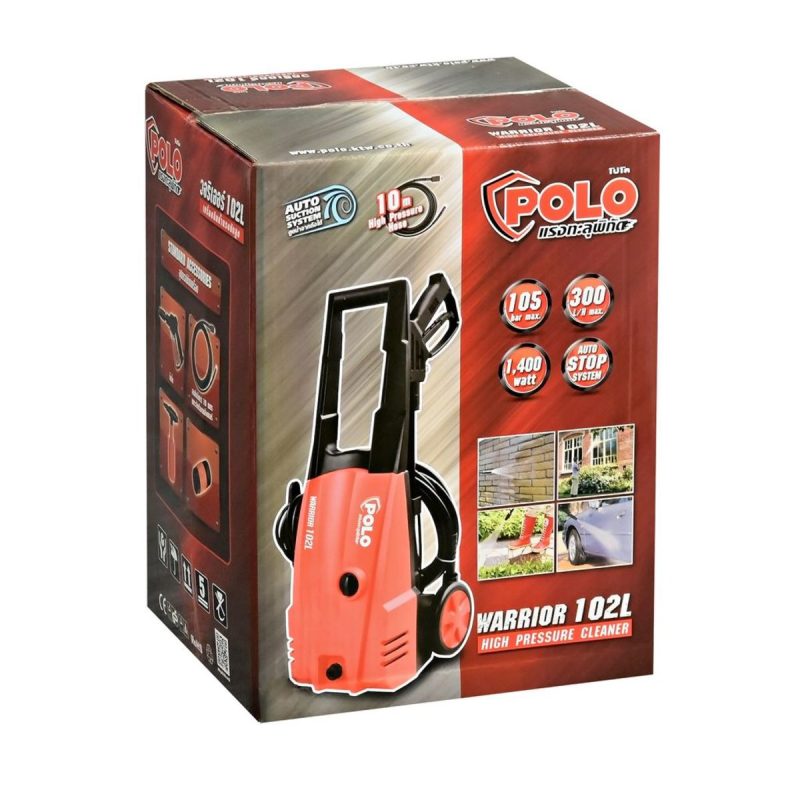 เครื่องฉีดน้ำแรงดันสูง POLO WARRIOR-102L STINTERTRADE