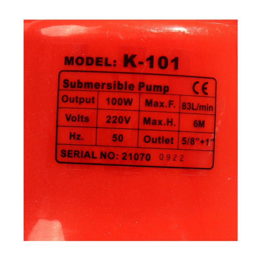 ปั๊มจุ่ม รุ่น K-101 STINTERTRADE