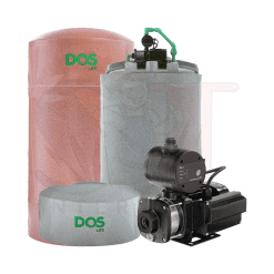 DOS NATURA WATER PAC ถังเก็บน้ำ พร้อมปั๊มน้ำกรุนด์ฟอส 1000 ลิตร