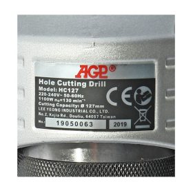 สว่านเจาะรูท่อกลม AGP HC127