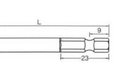 BIX (B35)2X50 ดอกไขควงหัวเดี่ยวแฉก รุ่น B041-B350250