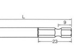 BIX (B35)2X75 ดอกไขควงหัวเดี่ยวแฉก รุ่น B041-B350275