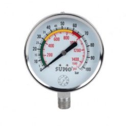 เกจ์แห้ง 100mm.x100barx3/8"ออกล่าง