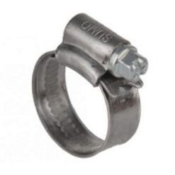 แคมป์รัดท่อสแตนเลส อังกฤษ W2 ความกว้าง12.7mm.16-22 mmNo.0