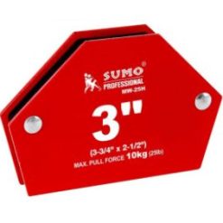 แม่เหล็กฉาก 6 เหลี่ยม ขนาด 3 3/4" x 2 1/2" รุ่น MW-25H SUMO