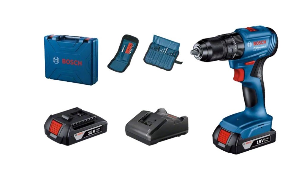 "GSB 185-LI Brushless Motor แบต 2 ก้อน 2.0 Ah STINTERTRADE"