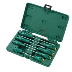 ชุดไขควงปากแบน-สี่แฉก 8 ชิ้น A SERIES SATA 09306