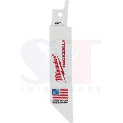 49-00-5418 ใบเลื่อยแฮ็คซอลตัดท่อโลหะบาง 4″ EMT Blade (5 ใบ)