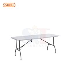 โต๊ะพับอเนกประสงค์ 5 ฟุต แบบพับครึ่ง