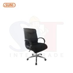 เก้าอี้ผู้บริหารพนักพิงต่ำ JET BLACK (เจ็ท-แบล็ค)