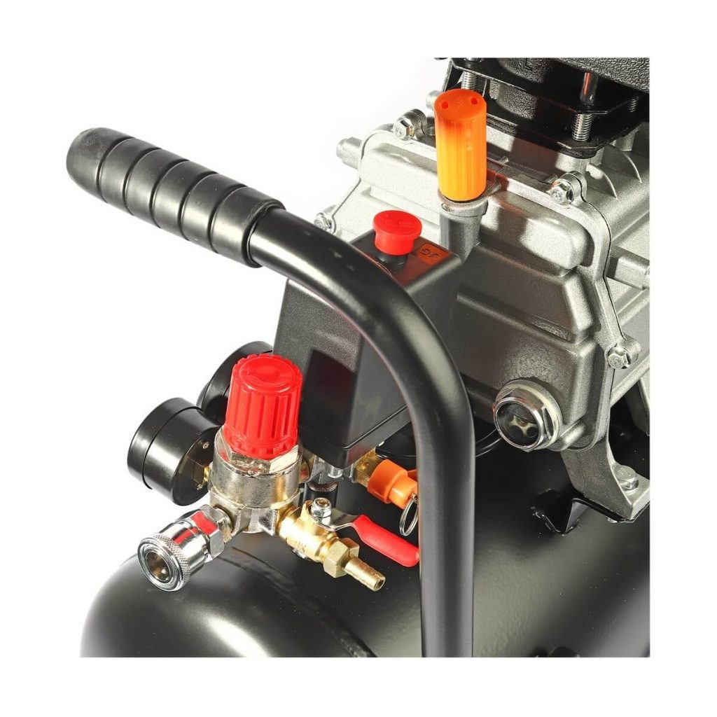 ปั๊มลมขับตรงโรตารี่ 3HP 25L HECTO รุ่น D1