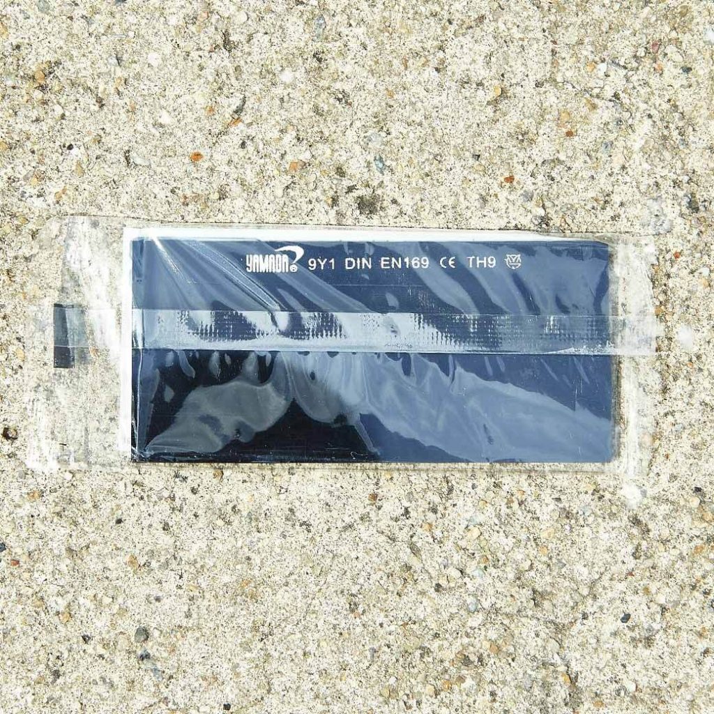 กระจกกันแสงเชื่อมสีเขียวเข้มเบอร์ 9 YAMADA STINTERTRADE