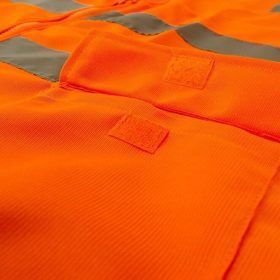 เสื้อจราจรแฟบริคมีกระเป๋า OR-6666PK YAMADA STINTERTRADE