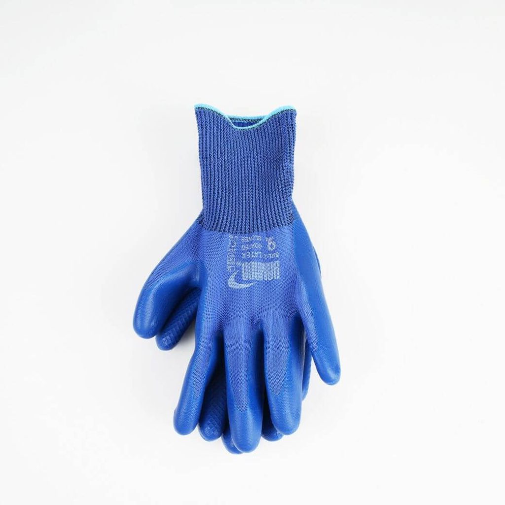 ถุงมือโพลีเอสเตอร์เคลือบยางธรรมชาติ YAMADA STINTERTRADE