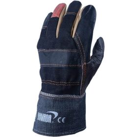 ถุงมือหนังเฟอร์นิเจอร์สั้นหลังผ้า YAMADA STINTERTRADE